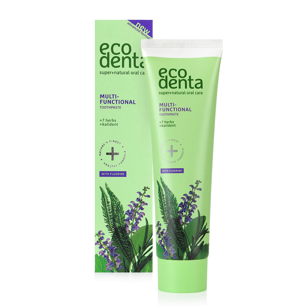 ECODENTA Multifunctional Toothpaste with 7 Herbs & Kalident